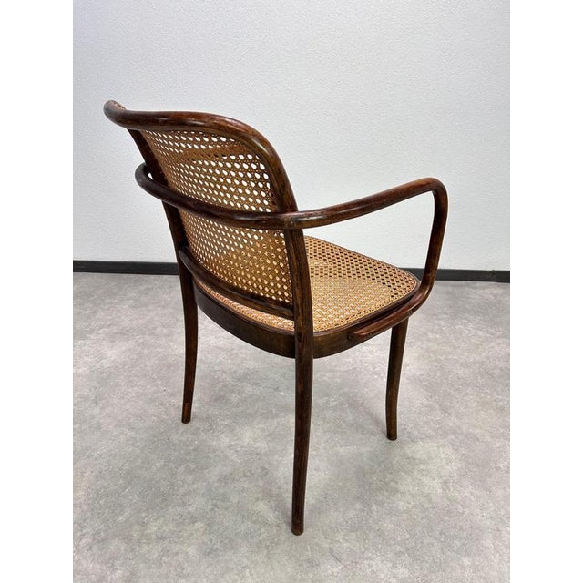 Art Deco No.811 Prague Armchair by Josef Hoffmann from Thonet, 1930s For Sale - Image 10 of 11