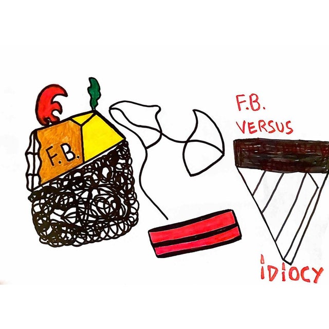 Untitled artwork pastel,acrylic,water colours on paper by Fred Bugs 32x46 cm N.36 of 100 Year: 2022 This piece is...