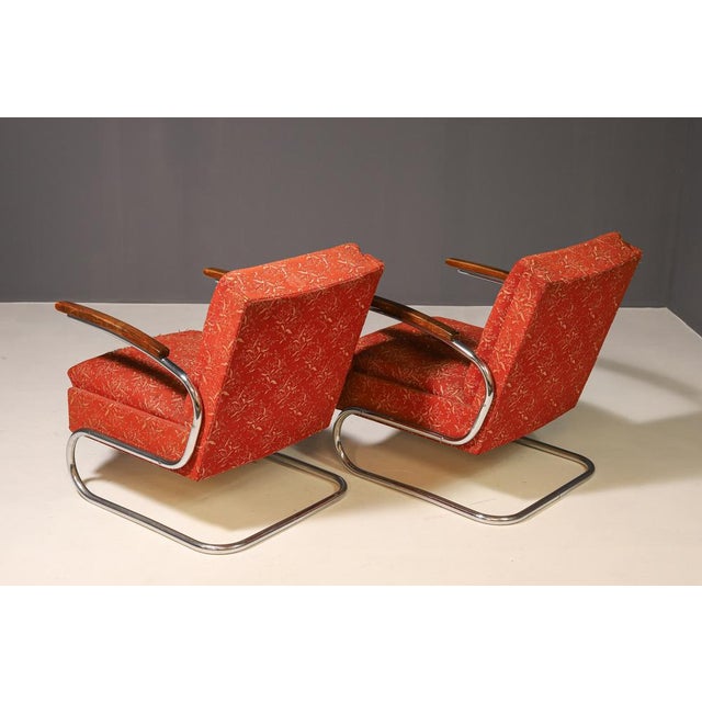 1930s Set of Functionalist Armchairs from Mücke-Melder, Former Czechoslovakia, 1930s For Sale - Image 5 of 10