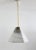Mid-Century Pendant Lamp in Glass with Marble Effect & Curly Cable, 1970s For Sale - Image 12 of 14
