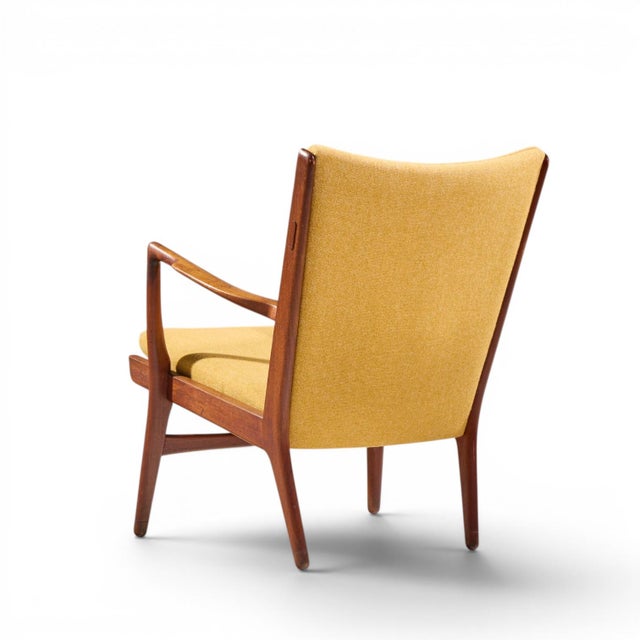 Brown Hans Wegner Ap-16 Mid Century Danish Teak Lounge Chairs - Pair For Sale - Image 8 of 12