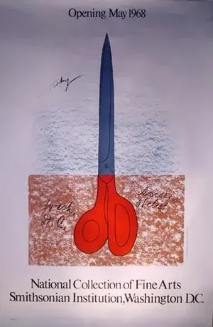 National Collection of Fine Arts - Smithsonian Institution, Washington D.C., Claes Oldenburg Poster