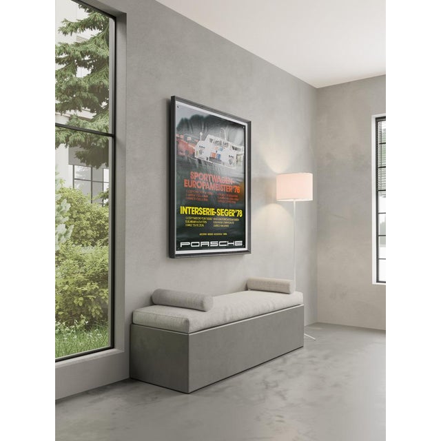 Paper Original Porsche Poster by Strenger Advertising Agency For Sale - Image 7 of 10