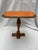 Hollywood Regency Wood Pedestal Drinks Table For Sale - Image 3 of 12