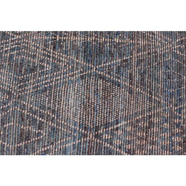 Keivan Woven Arts Modern Long Runner in All-Over Tribal Design For Sale - Image 4 of 12