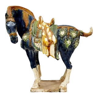 Sancai Tang Dynasty Style Chinese War Horse For Sale