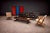 Designed for auditorium and institutional settings in Brazil during the 1960s–70s, this pair of double Longarina seating...