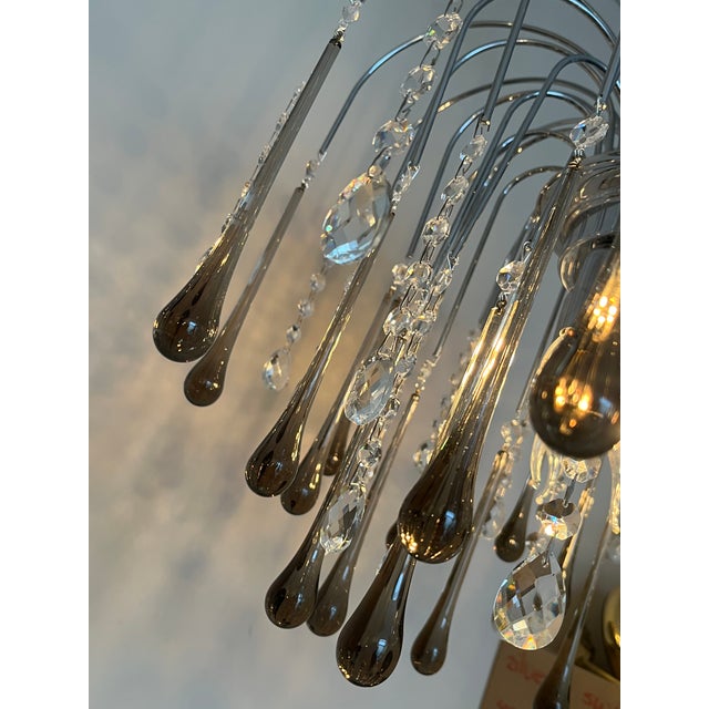 1980s Murano Teardrop Chandelier from Maestri Di Murano, 1980s For Sale - Image 5 of 18