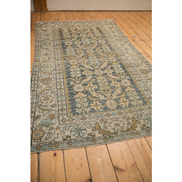 Old New House Vintage Distressed Hamadan Rug - 4'4" x 7'1" For Sale - Image 4 of 11