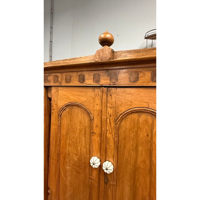 Mid 19th Century 19th Century Antique Wooden Secretary Desk For Sale - Image 5 of 12