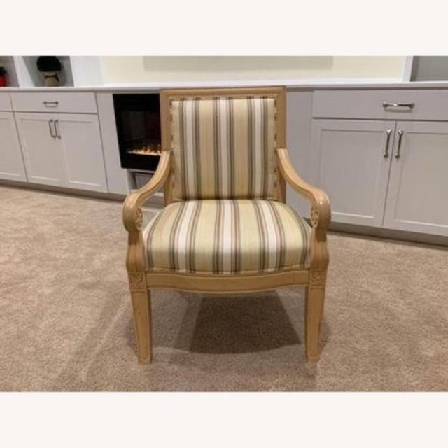 Give your living room the royal treatment with these fabulous Bernhardt brocade chairs. They are fancy enough to make your...
