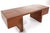Dunbar Furniture Roger Sprunger for Dunbar Mid Century Executive Oak Desk For Sale - Image 4 of 9