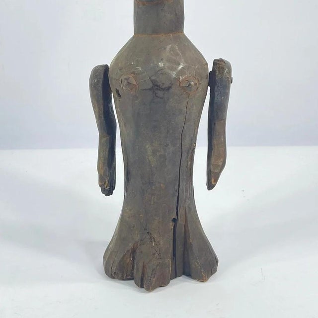 Early 20th Century Sukuma Figure with Movable Arms Tanzania For Sale - Image 4 of 10