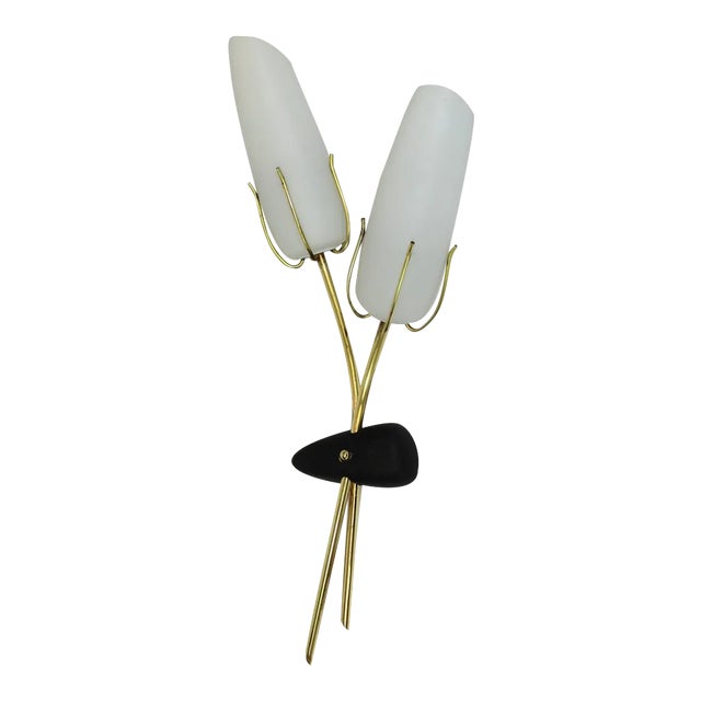Vintage French Sconce, 1950s For Sale