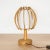 1960s French Rattan Orb Table Lamp For Sale - Image 4 of 9