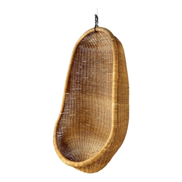 Vintage Hanging Egg Chair attributed to Nanna Ditzel, 1960s For Sale