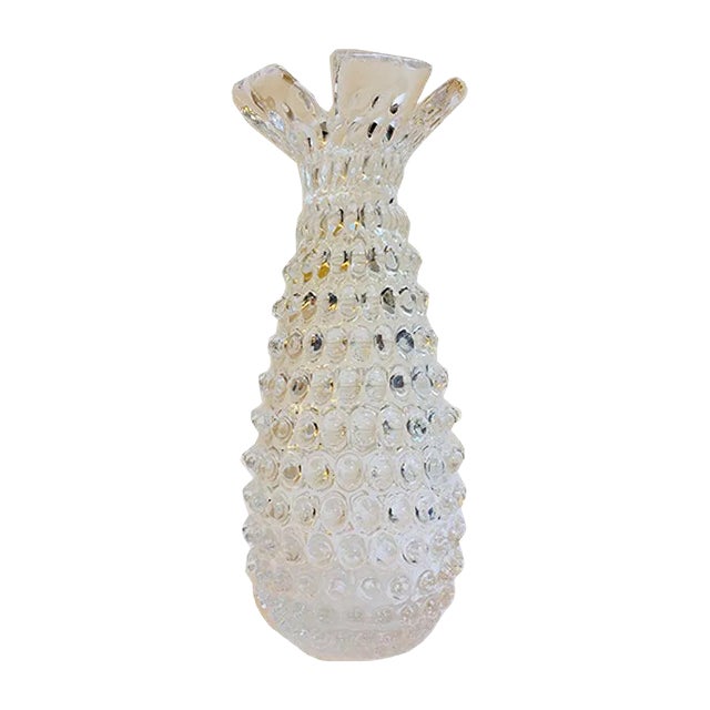 Mid-Century Murano Glass Pineapple Vase from Seguso For Sale