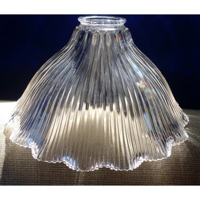 1900s Holophane Glass Shade For Sale In Minneapolis - Image 6 of 8