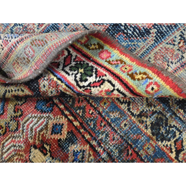 Antique Persian Mahal Rug. 9'6"x 13' For Sale - Image 10 of 18