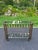 Chinoiserie Faux Bamboo Bronze Metal and Glass Sofa Table For Sale - Image 3 of 18