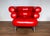 Vintage Red Leather Lounge Chair by Eileen Gray, 1980s For Sale - Image 10 of 18