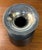 Mid-Century Modern Vintage Metal Vase With Chrome Interior For Sale - Image 3 of 4