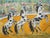 Yves Brayer, Les chevaux au cirque, Lithograph For Sale - Image 4 of 8