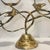 Late 20th Century Vintage Brutalist Hand Gilt Wrought Iron Bird Candelabra – Newly Painted For Sale - Image 5 of 12