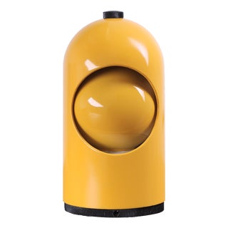 Yellow Interplay Eclipse Table Lamp from Lightolier, 1960s For Sale