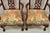 Maitland - Smith Late 20th Century Maitland Smith Georgian Carved Mahogany Needlepoint Dining Arm Chairs - A Pair For Sale - Image 4 of 11
