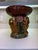 Late 20th Century Vintage Grandmillenial Majolica Style Three Monkey Ceramic Basket Centerpiece For Sale - Image 5 of 10