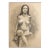 1990s Ron Yrabedra Seated Female Nude Drawing For Sale