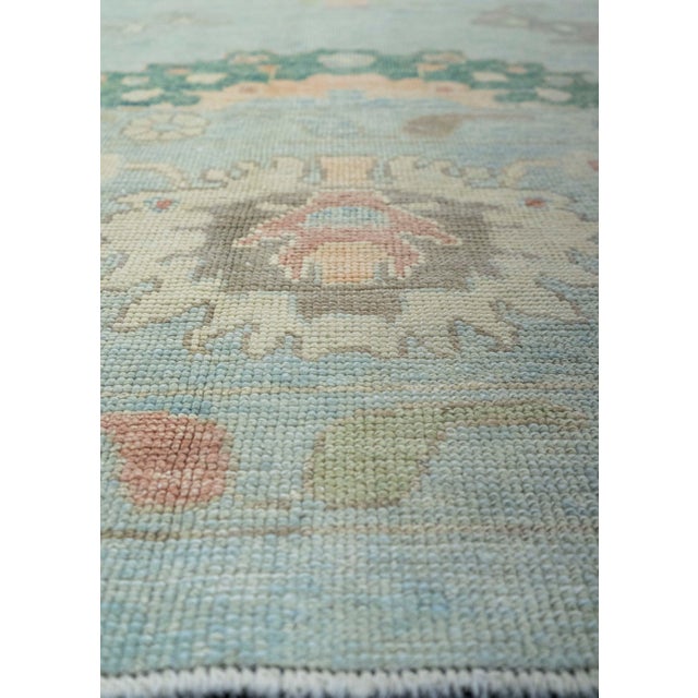Turkish Turkish Oushak Rug 12'3" x 15'5" #20404 For Sale - Image 3 of 8