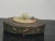 1930s Art Deco Brass Repousse Jade Elephant Oval Vanity Box For Sale - Image 4 of 11