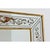 Glass French Vintage Verre Églomisé Mirror with Phoenix Pattern For Sale - Image 7 of 11