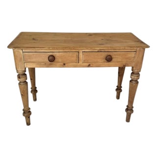 19th Century Pine Desk Table For Sale