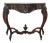 19th French Regency Carved Walnut Console Table With Drawer For Sale