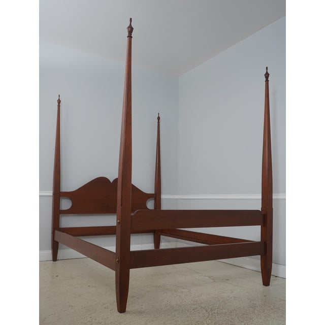 Age: C.2020 Details: Solid Cherry High Quality Construction 18th Century Design Country Style Shaker Style Tapered Posts...