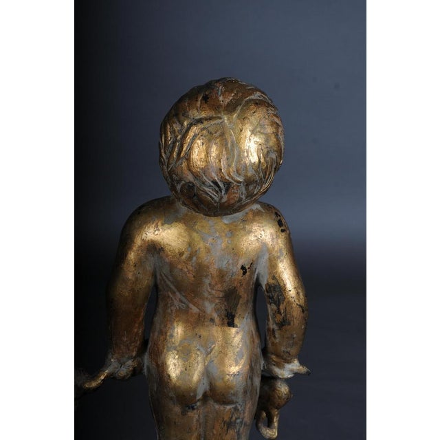 20th Century Sculpture of Putto with Frogs For Sale - Image 13 of 18