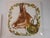 Vintage Mid 20th Century Set of 5 Hand Painted Game Motif Kitchen Tiles Stag Roe Deer Ibex Fox Rabbit or Hare For Sale - Image 4 of 12