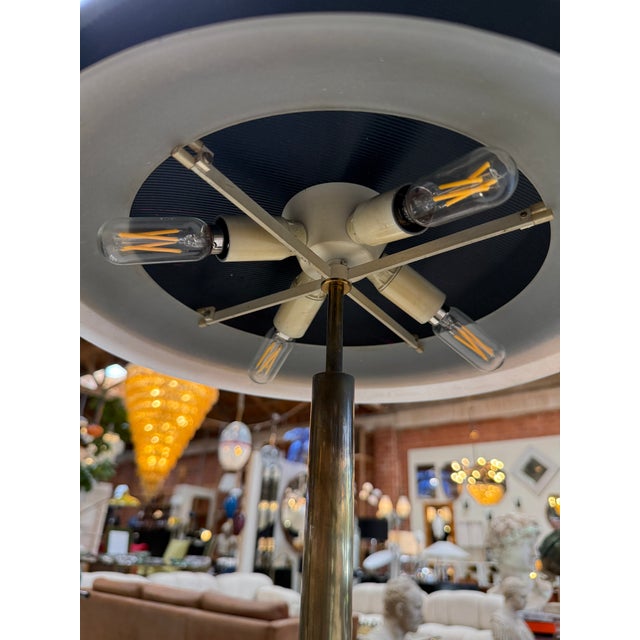 Metal 1950s Fontana Arte “Bis-Tris” Table Lamp For Sale - Image 7 of 13