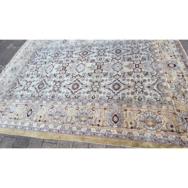 Late 19th Century Antique Amritsar /Agra Carpet For Sale - Image 5 of 12