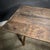 Brown Industrial Dining Table in Teak For Sale - Image 8 of 11