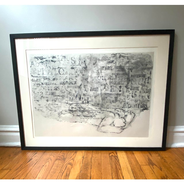 Misch Kohn, Requiem, c. 1963 — Original Aquatint and Etching Large-scale original aquatint and etching with chine collé by...