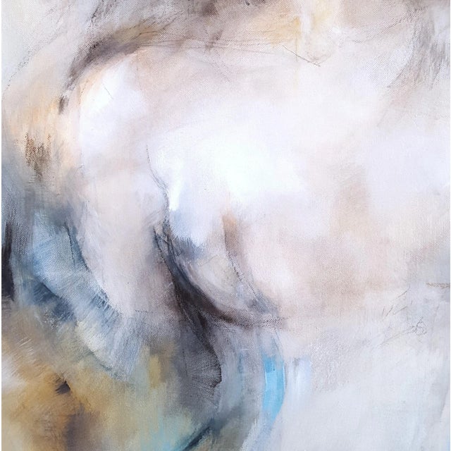 Shabby Chic Courage - Soft Sensual Figurative Woman Oil Painting Original Artwork by Gabriele Mierzwa For Sale - Image 3 of 9