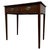 An elegant 18th-century English writing table, finely crafted from mahogany and distinguished by its beautifully...