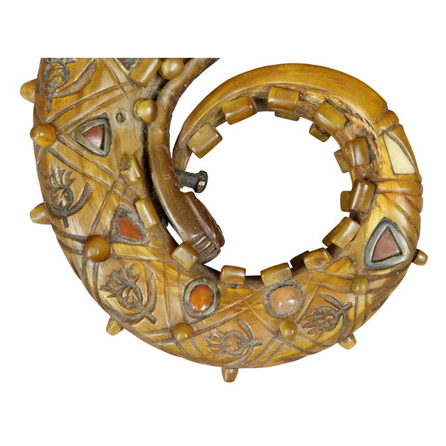 Mid 18th Century Scottish Horn Snuff Mull For Sale - Image 5 of 13