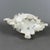 White Vintage Porcelain Centerpiece Vase with Relief Flowers from Capodimonte, 1960s For Sale - Image 8 of 14