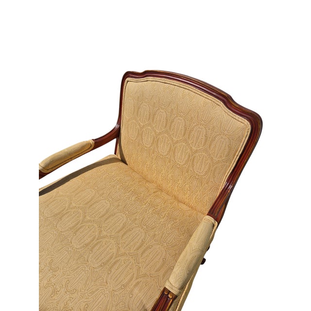 Thomasville TRS Furniture Inc. Armchair Regency Bergere Lounge Chair Louis XV For Sale - Image 9 of 15