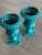 Italian Neoclassical Glazed Urn Planter/Vases- Set of 2 For Sale - Image 4 of 6